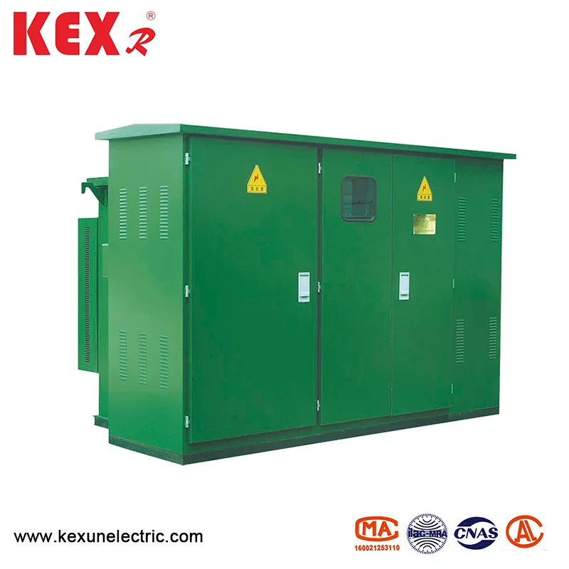 Paunang naka-install na substation ng uri ng American box